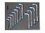 Afbeeldingen van GEDORE Dubbele soksleutelset in 2/4 CT module 2005 CT2-25PK