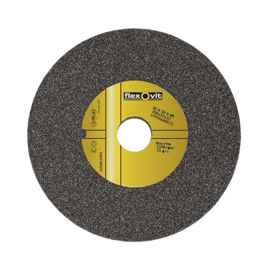 Afbeeldingen van Flexovit Slijpsteen - Ø200x25x32mm - grijs korrel 30