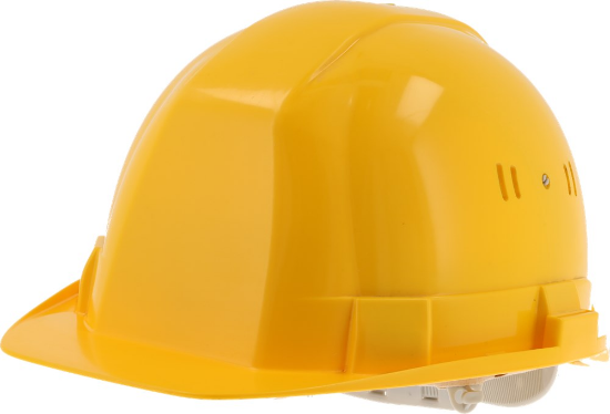 Afbeeldingen van Kelfort Bouwhelm - geel kel-bdb HDPE slag en UV bestendig 
