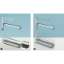 Afbeeldingen van Hettich Uittrekbare handdoekhouder 90° , CLASSIC, zilver gepoedercoat (2)