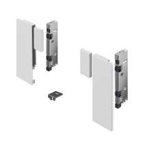 Afbeeldingen van Hettich AvanTech YOU Set verbinder voor vorm te geven inliggend front, gebruik met inlay-ladezijwand, systeemhoogte  187,  wit