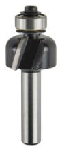 Afbeeldingen van Makita holprofielfrees - Ø22,2x12,7mm radius 4,8mm met kogellager - schacht Ø8mm 2 beitels