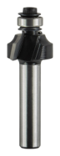 Afbeeldingen van Makita kwartrondfrees - Ø19x9,5mm radius 3,2mm met kogellager - schacht Ø8mm 2 beitels