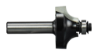 Afbeeldingen van Makita kwartrondfrees - Ø286x14,5mm radius 7,9mm met kogellager - schacht Ø8mm 2 beitels