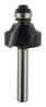 Afbeeldingen van Makita kwartrondfrees - Ø22,2x12,7mm radius 4,8mm met kogellager - schacht Ø6mm 2 beitels